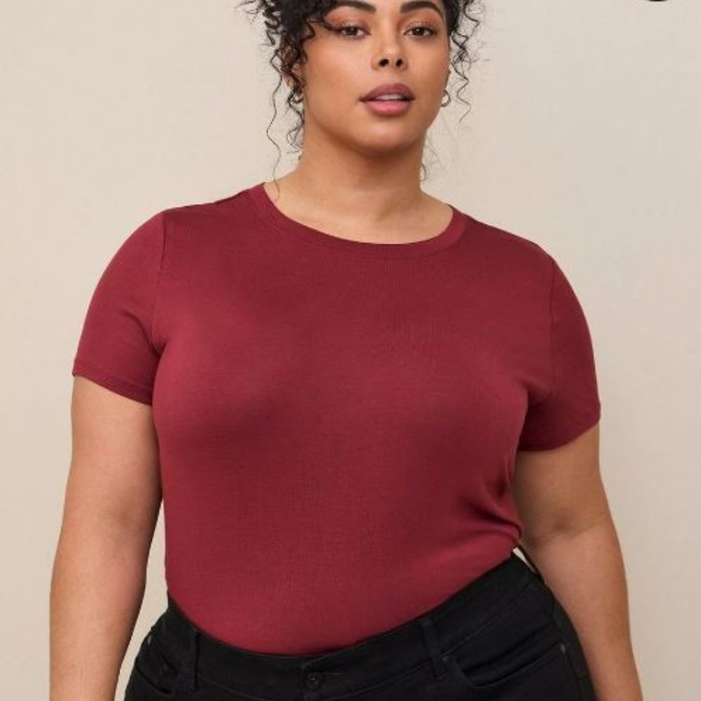 Torrid Perfect Super Soft Crew Neck Tee
